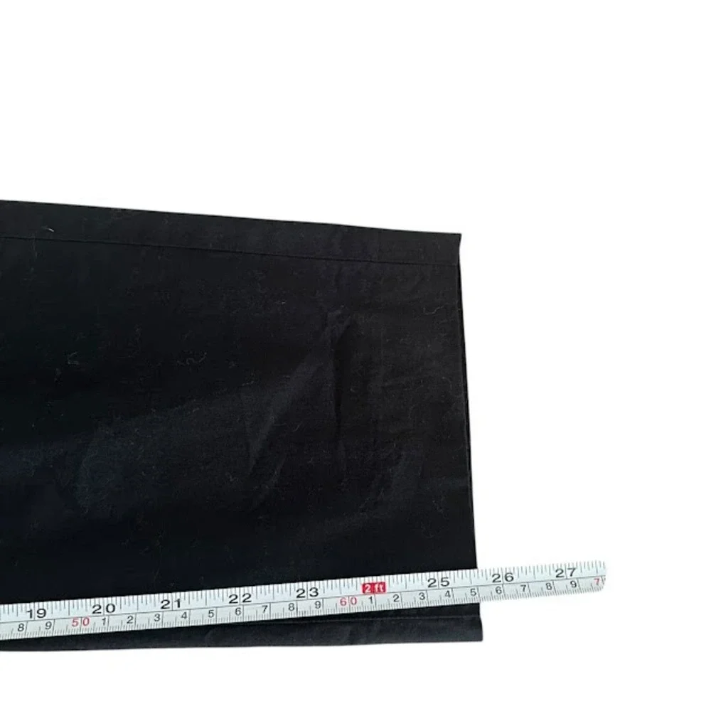 New Everlane Black Lightweight Cotton Straight Leg‎ Capri Pants Womens 32
